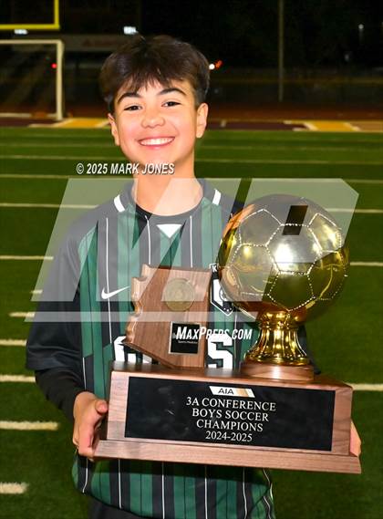 Thumbnail 1 in Yuma Catholic vs. Gilbert Christian (AIA 3A Final - Awards) photogallery.