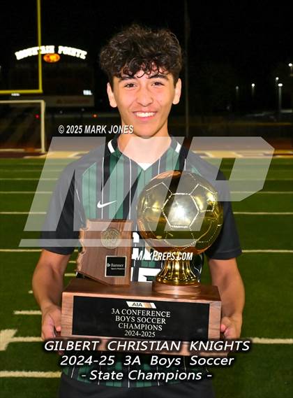 Thumbnail 2 in Yuma Catholic vs. Gilbert Christian (AIA 3A Final - Awards) photogallery.