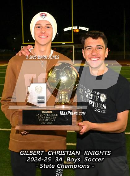 Thumbnail 3 in Yuma Catholic vs. Gilbert Christian (AIA 3A Final - Awards) photogallery.