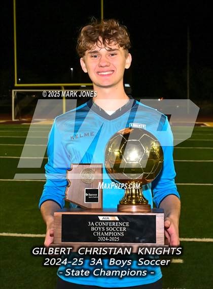 Thumbnail 2 in Yuma Catholic vs. Gilbert Christian (AIA 3A Final - Awards) photogallery.