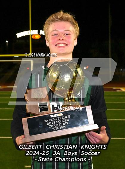 Thumbnail 2 in Yuma Catholic vs. Gilbert Christian (AIA 3A Final - Awards) photogallery.