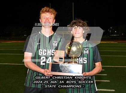 Thumbnail 1 in Yuma Catholic vs. Gilbert Christian (AIA 3A Final - Awards) photogallery.
