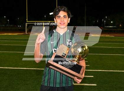 Thumbnail 2 in Yuma Catholic vs. Gilbert Christian (AIA 3A Final - Awards) photogallery.