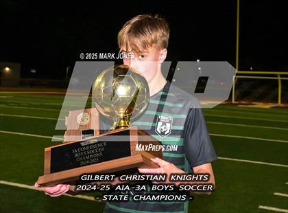 Thumbnail 3 in Yuma Catholic vs. Gilbert Christian (AIA 3A Final - Awards) photogallery.