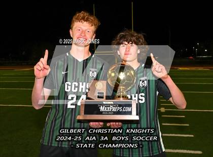 Thumbnail 3 in Yuma Catholic vs. Gilbert Christian (AIA 3A Final - Awards) photogallery.