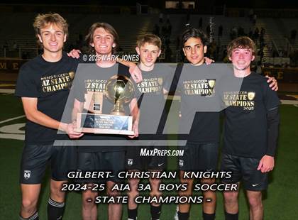 Thumbnail 3 in Yuma Catholic vs. Gilbert Christian (AIA 3A Final - Awards) photogallery.