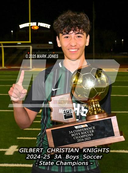 Thumbnail 3 in Yuma Catholic vs. Gilbert Christian (AIA 3A Final - Awards) photogallery.