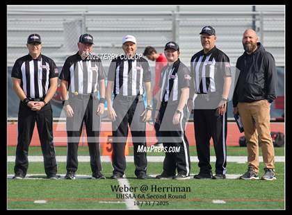 Thumbnail 1 in Weber @ Herriman (UHSAA 6A Second Round) photogallery.