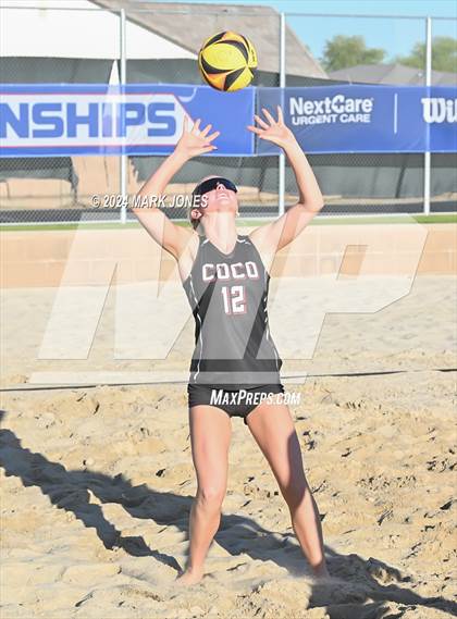 Thumbnail 3 in Coconino vs. Canyon del Oro (AIA DII Pairs Round 1 Playoff) photogallery.