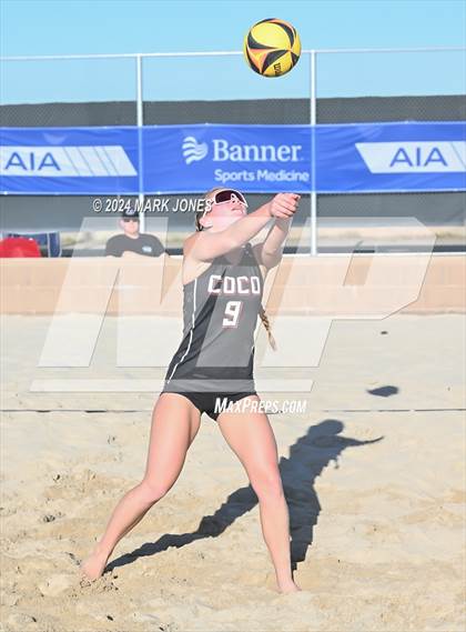 Thumbnail 3 in Coconino vs. Canyon del Oro (AIA DII Pairs Round 1 Playoff) photogallery.