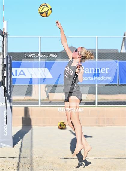 Thumbnail 2 in Coconino vs. Canyon del Oro (AIA DII Pairs Round 1 Playoff) photogallery.