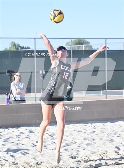 Thumbnail 1 in Coconino vs. Canyon del Oro (AIA DII Pairs Round 1 Playoff) photogallery.