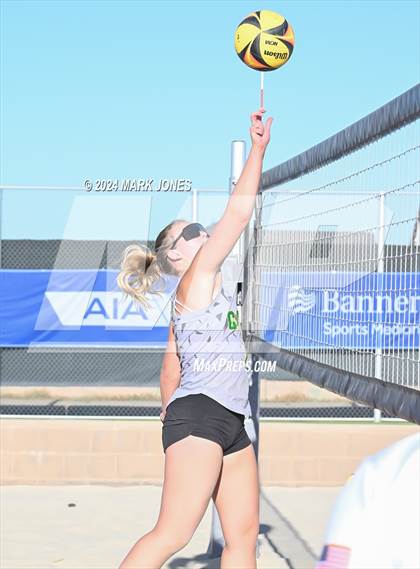 Thumbnail 1 in Coconino vs. Canyon del Oro (AIA DII Pairs Round 1 Playoff) photogallery.