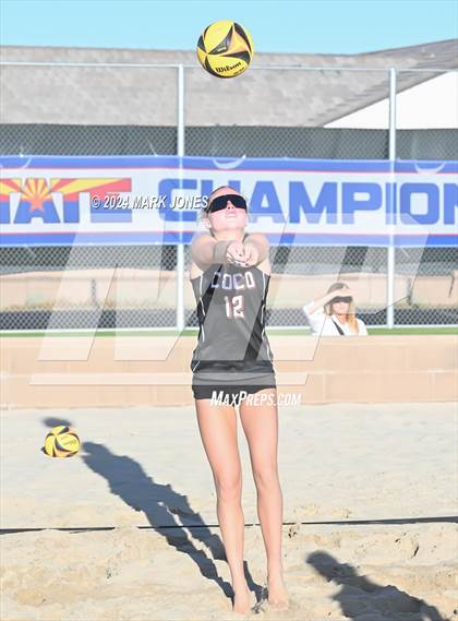 Thumbnail 2 in Coconino vs. Canyon del Oro (AIA DII Pairs Round 1 Playoff) photogallery.