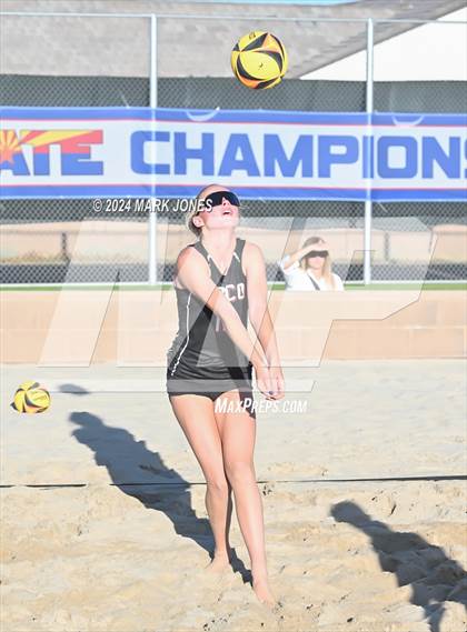 Thumbnail 1 in Coconino vs. Canyon del Oro (AIA DII Pairs Round 1 Playoff) photogallery.