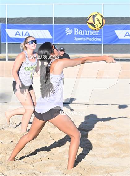 Thumbnail 2 in Coconino vs. Canyon del Oro (AIA DII Pairs Round 1 Playoff) photogallery.