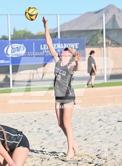Thumbnail 3 in Coconino vs. Canyon del Oro (AIA DII Pairs Round 1 Playoff) photogallery.