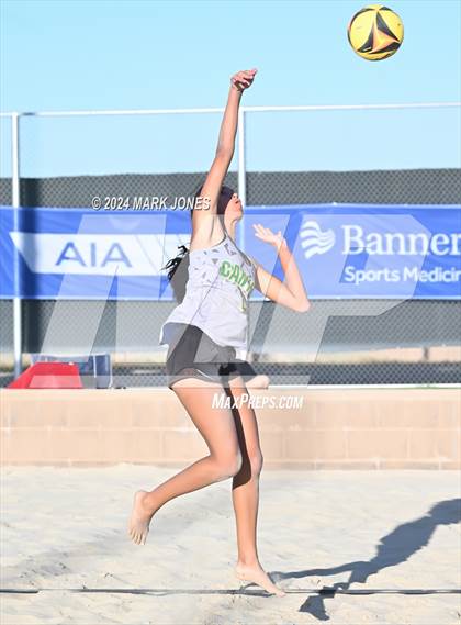 Thumbnail 1 in Coconino vs. Canyon del Oro (AIA DII Pairs Round 1 Playoff) photogallery.