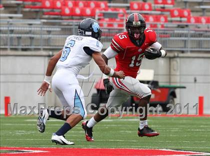 Thumbnail 1 in Camden County vs. Glenville (Kirk Herbstreit National Kickoff Classic) photogallery.