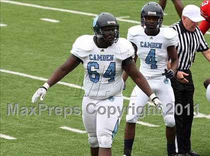 Thumbnail 3 in Camden County vs. Glenville (Kirk Herbstreit National Kickoff Classic) photogallery.