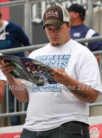 Thumbnail 3 in Camden County vs. Glenville (Kirk Herbstreit National Kickoff Classic) photogallery.