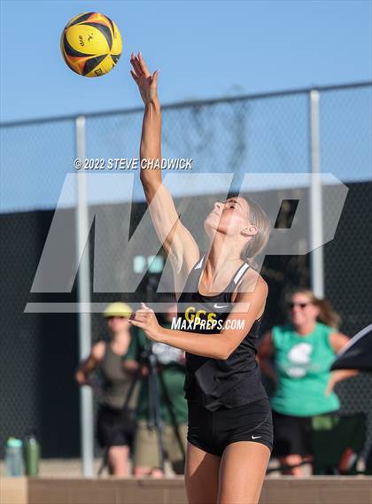 Thumbnail 2 in Gilbert Christian vs Flagstaff @ Casteel (AIA Division II Pairs Semifinals) photogallery.