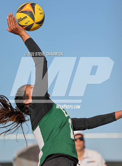 Thumbnail 3 in Gilbert Christian vs Flagstaff @ Casteel (AIA Division II Pairs Semifinals) photogallery.