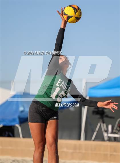 Thumbnail 1 in Gilbert Christian vs Flagstaff @ Casteel (AIA Division II Pairs Semifinals) photogallery.