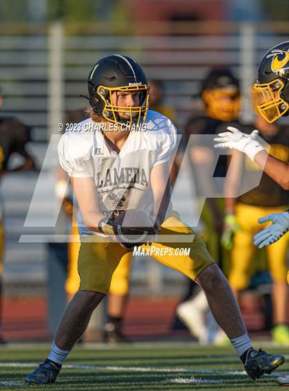 Thumbnail 2 in Alameda vs St. Helena (Scrimmage) photogallery.