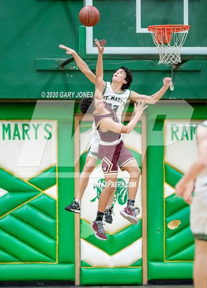Thumbnail 1 in Whitney vs St. Mary's (CIF D2 NorCal playoffs) photogallery.