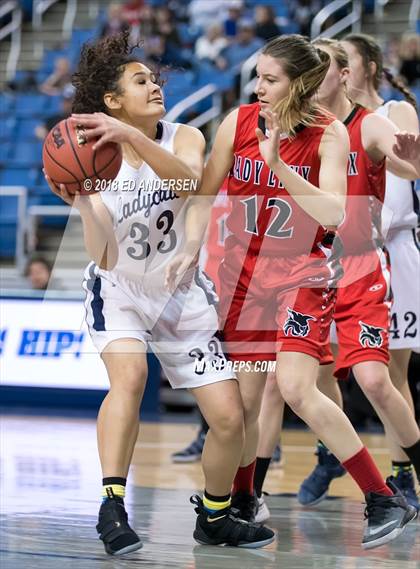 Thumbnail 3 in Lincoln County vs. White Pine (NIAA 2A Final) photogallery.