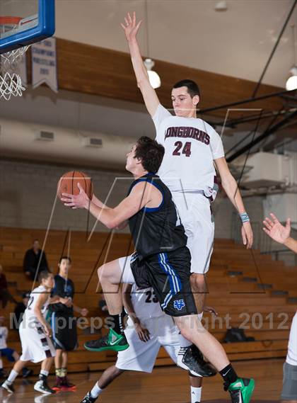 Thumbnail 2 in Rancho Buena Vista vs Saddleback Valley Christian (Torrey Pines Holiday Classic) photogallery.