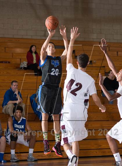 Thumbnail 2 in Rancho Buena Vista vs Saddleback Valley Christian (Torrey Pines Holiday Classic) photogallery.