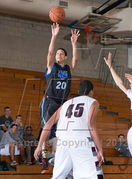 Thumbnail 3 in Rancho Buena Vista vs Saddleback Valley Christian (Torrey Pines Holiday Classic) photogallery.