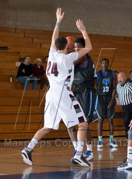 Thumbnail 1 in Rancho Buena Vista vs Saddleback Valley Christian (Torrey Pines Holiday Classic) photogallery.
