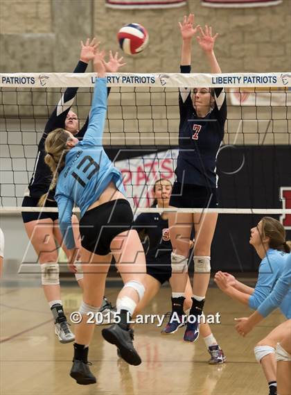 Thumbnail 2 in Liberty vs. Clovis North  photogallery.
