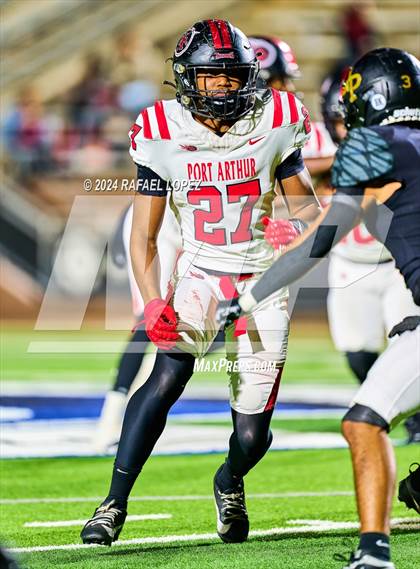 Thumbnail 3 in Port Arthur Memorial vs. Galena Park (UIL 5A D1 Football Bi-District) photogallery.