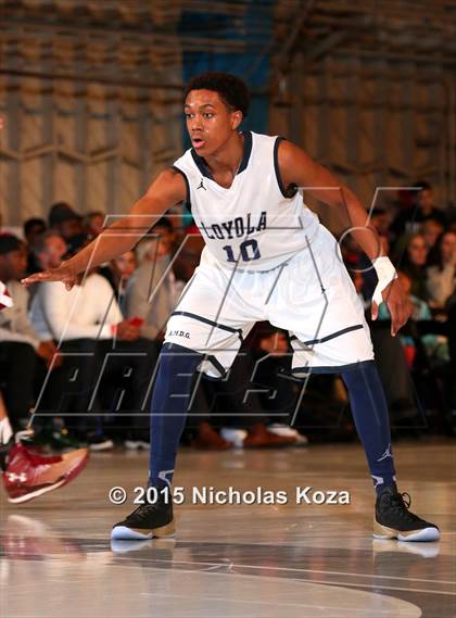 Thumbnail 1 in Cantwell-Sacred Heart vs. Loyola (Jordan Take Flight Challenge) photogallery.