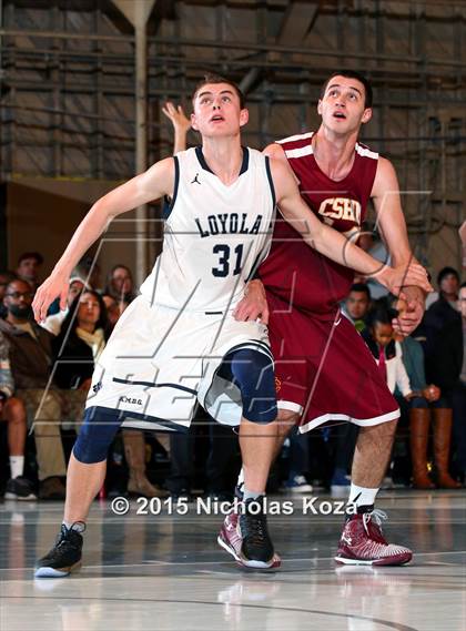 Thumbnail 3 in Cantwell-Sacred Heart vs. Loyola (Jordan Take Flight Challenge) photogallery.