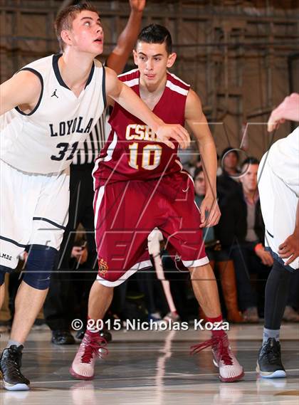Thumbnail 3 in Cantwell-Sacred Heart vs. Loyola (Jordan Take Flight Challenge) photogallery.