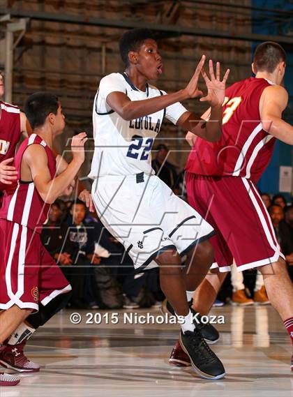 Thumbnail 2 in Cantwell-Sacred Heart vs. Loyola (Jordan Take Flight Challenge) photogallery.