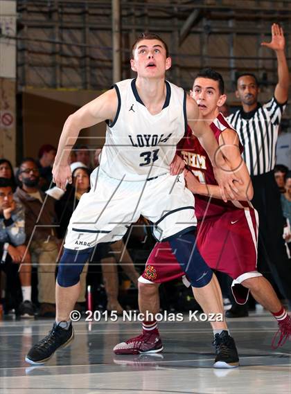 Thumbnail 1 in Cantwell-Sacred Heart vs. Loyola (Jordan Take Flight Challenge) photogallery.