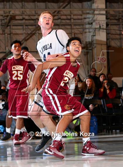 Thumbnail 3 in Cantwell-Sacred Heart vs. Loyola (Jordan Take Flight Challenge) photogallery.