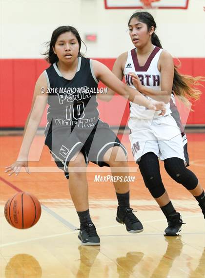 Thumbnail 2 in Pharr-San Juan-Alamo North vs Donna North  (La Joya Pack Tournament) photogallery.