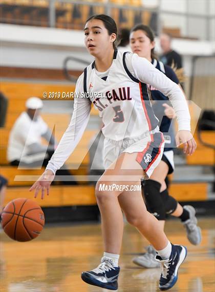 Thumbnail 1 in El Cajon Christian vs. St. Paul (NIKE Tournament of Champions Final) photogallery.