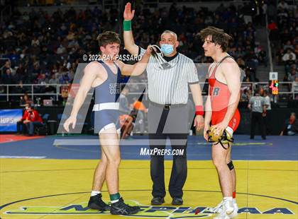 Thumbnail 1 in 2022 NYSPHSAA Wrestling Championships - Round 2 photogallery.