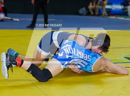 Thumbnail 3 in 2022 NYSPHSAA Wrestling Championships - Round 2 photogallery.