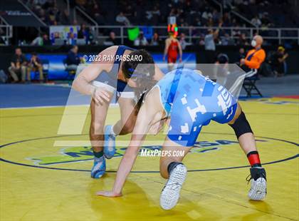 Thumbnail 1 in 2022 NYSPHSAA Wrestling Championships - Round 2 photogallery.