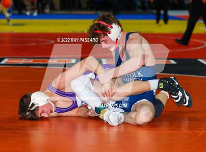 Thumbnail 3 in 2022 NYSPHSAA Wrestling Championships - Round 2 photogallery.