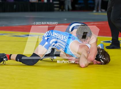 Thumbnail 1 in 2022 NYSPHSAA Wrestling Championships - Round 2 photogallery.